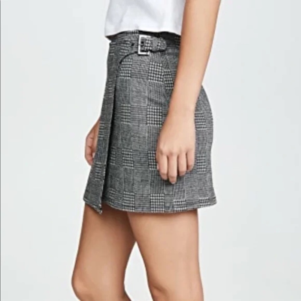 Jack by BB Dakota black & white houndstooth skirt (NWT)